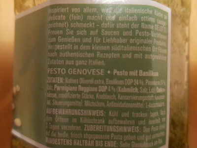 Pesto Genovese - Zutaten