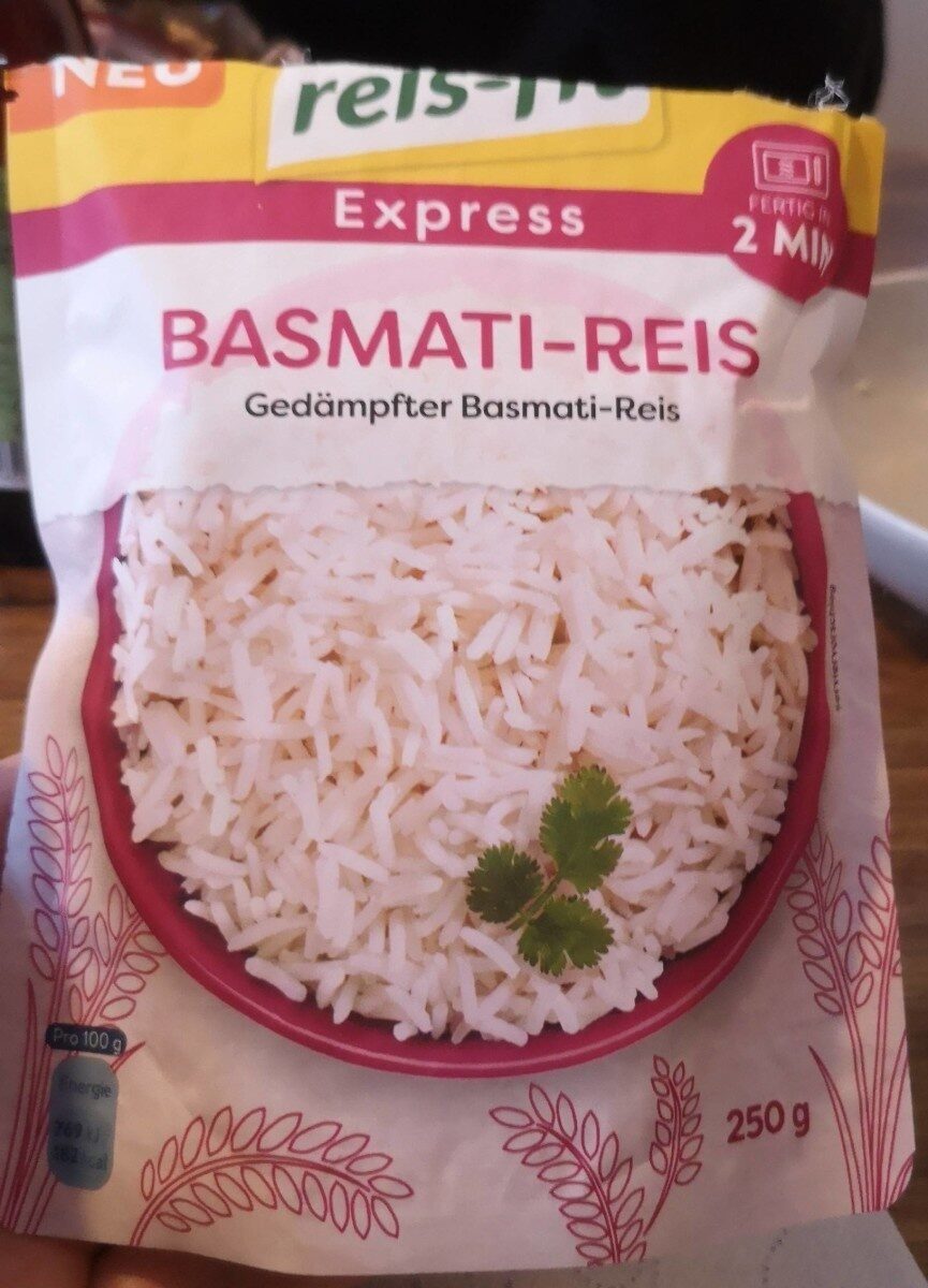 Express Basmati-Reis gedämpft - Produkt - de