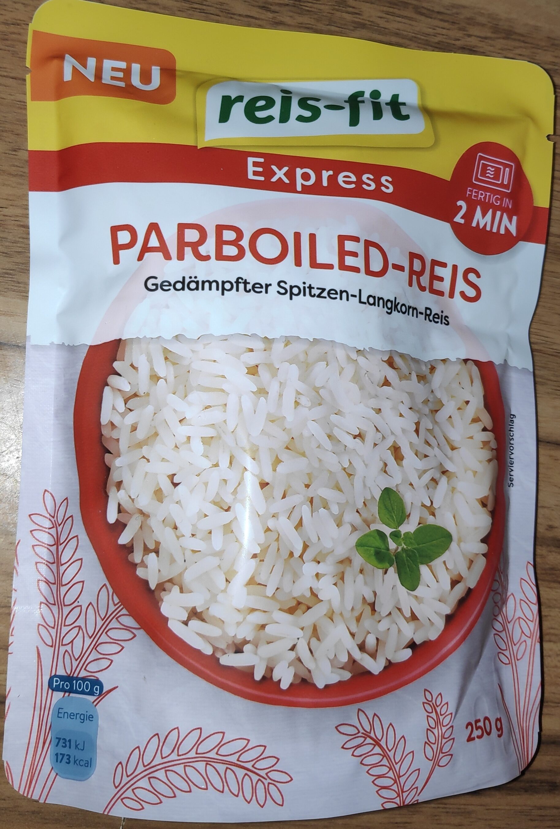 gedämpfter Spitzen-Langkorn-Reis (parboiled) - Produkt