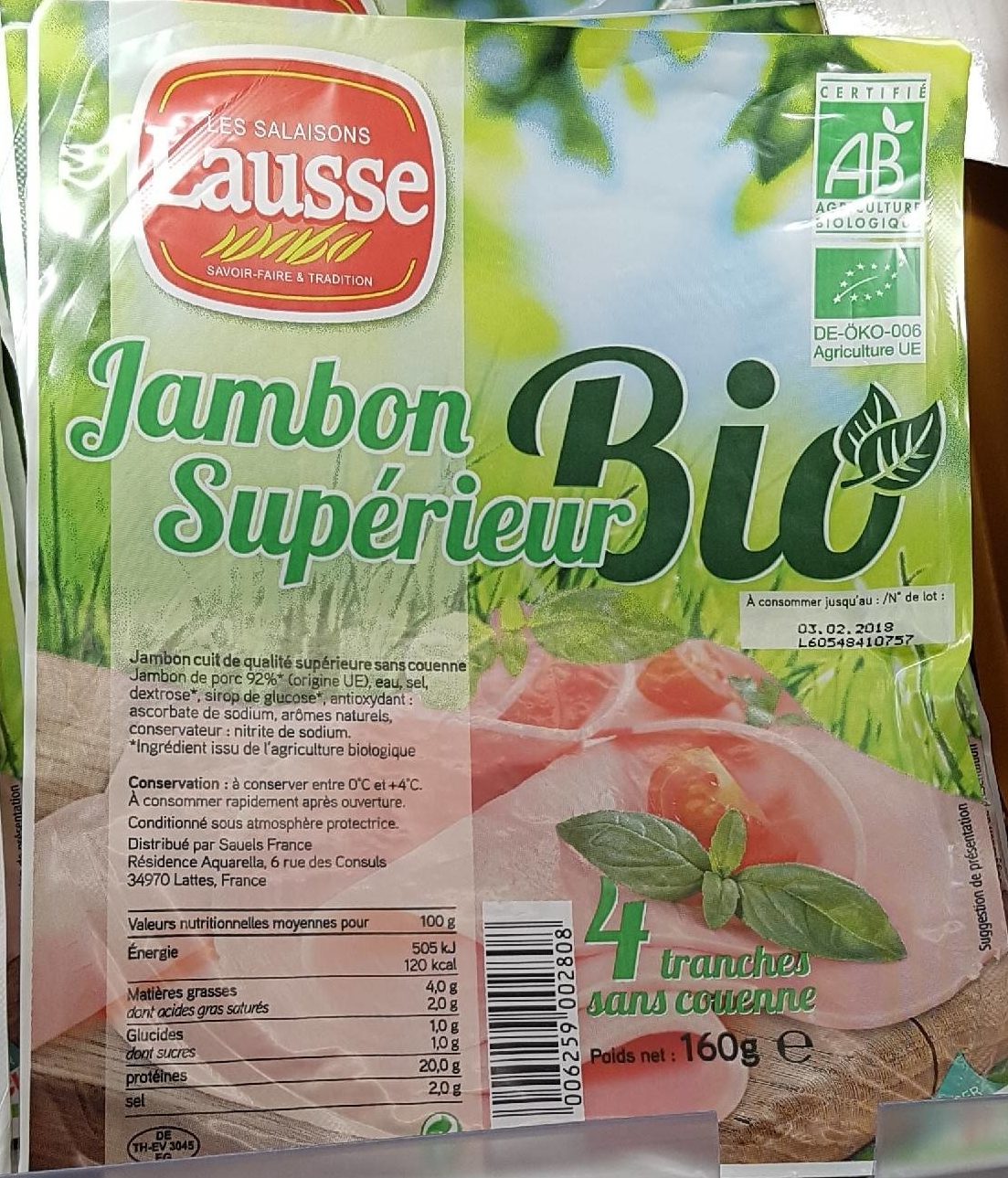 Jambon Supérieur - Product - fr