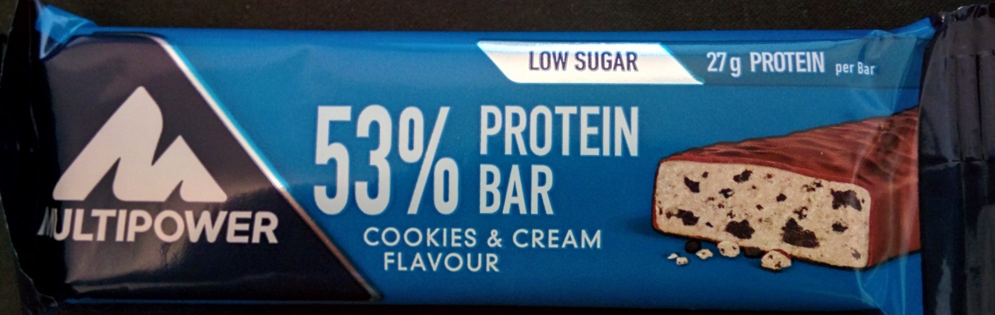 53% Protein Bar Cookies & Cream Flavour - Produkt