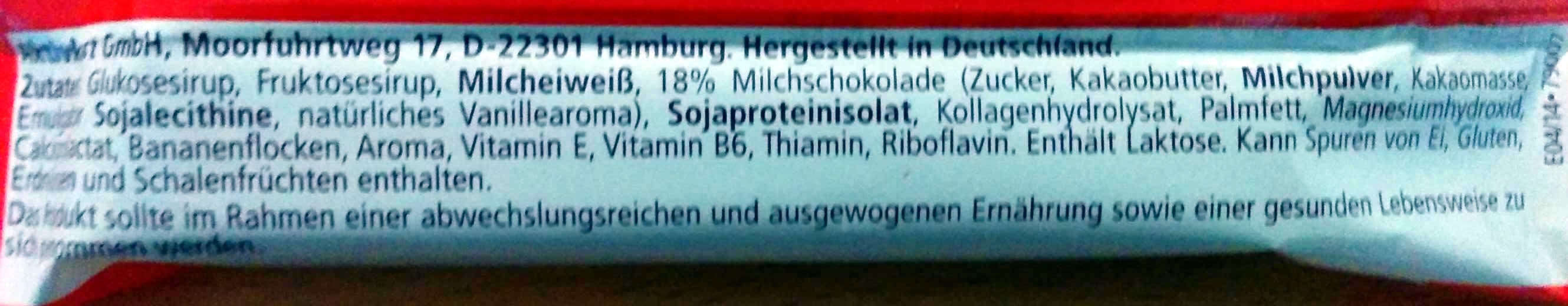 Muscle Protein Bar 27% - Ingredients - de