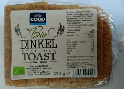 Bio Dinkel-Vollkorn-Toast - Product - de