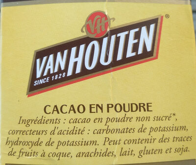 L'Original - Cacao en poudre non sucré - Ingredientes - fr
