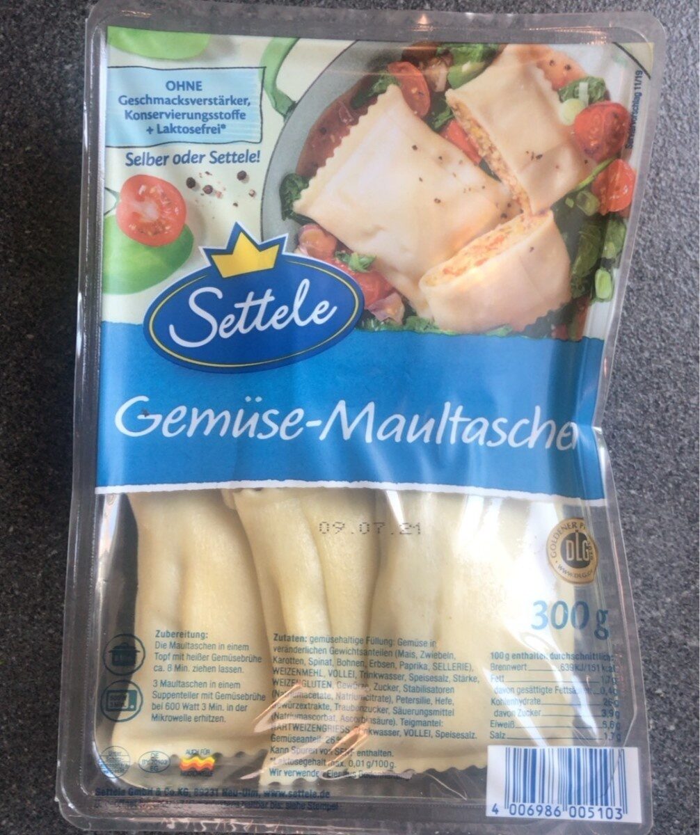 Gemüse-Maultaschen - Product - de