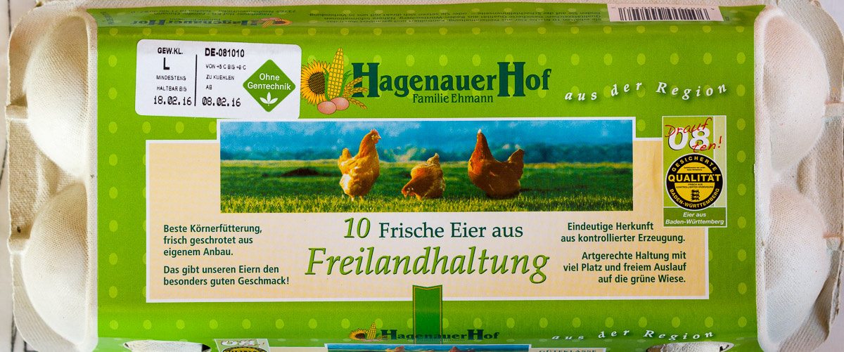 10 Frische Eier aus Freilandhaltung - Produkt