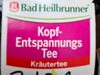 Bad Heilbrunner Kopf- Entspannungstee - Produkt