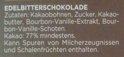 77% chocolade - Ingredients - de