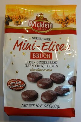 Nürnberger Mini-Elisen Bruch mit dunkler Schokolade - Product - de