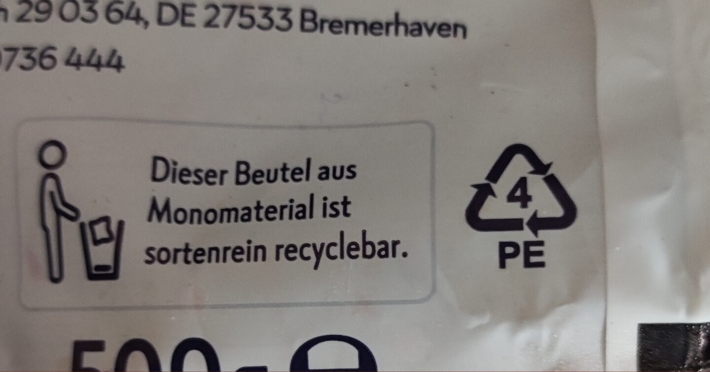 Mexican Style Chicken - Recycling instructions and/or packaging information - de