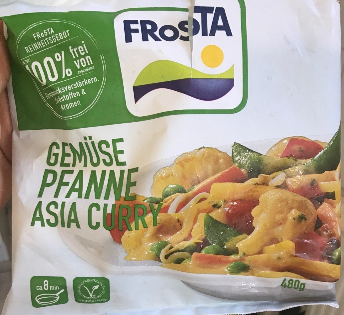 Gemüsepfanne Asia Curry - Produkt
