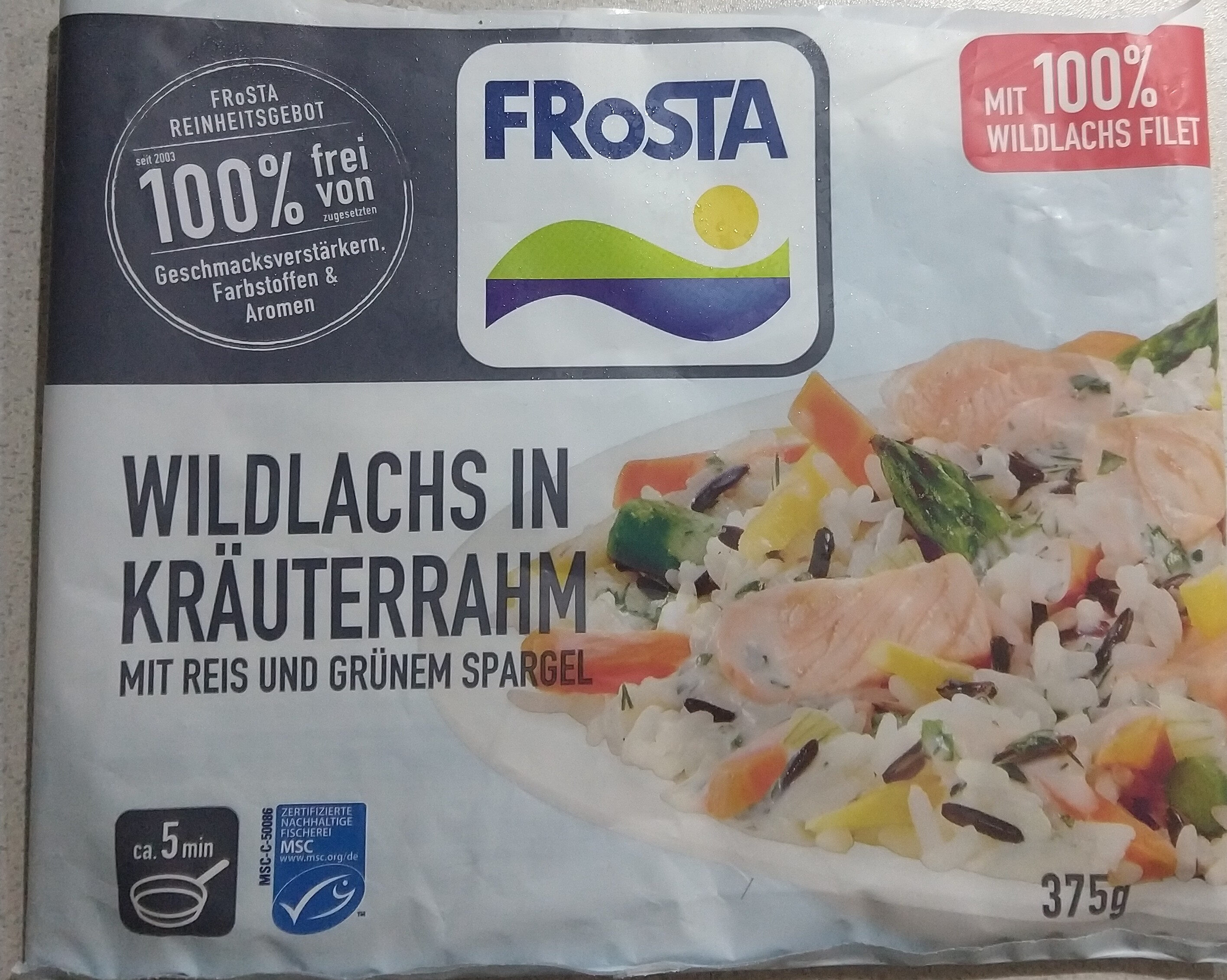 Frosta wildlachs in kräuterrahm - Produkt - de