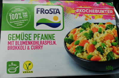 Gemüse-Pfanne  mit Blumenkohlraspeln, Brokkoli & Curry - Produkt