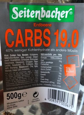Carbs 19.0 - Produkt - fr