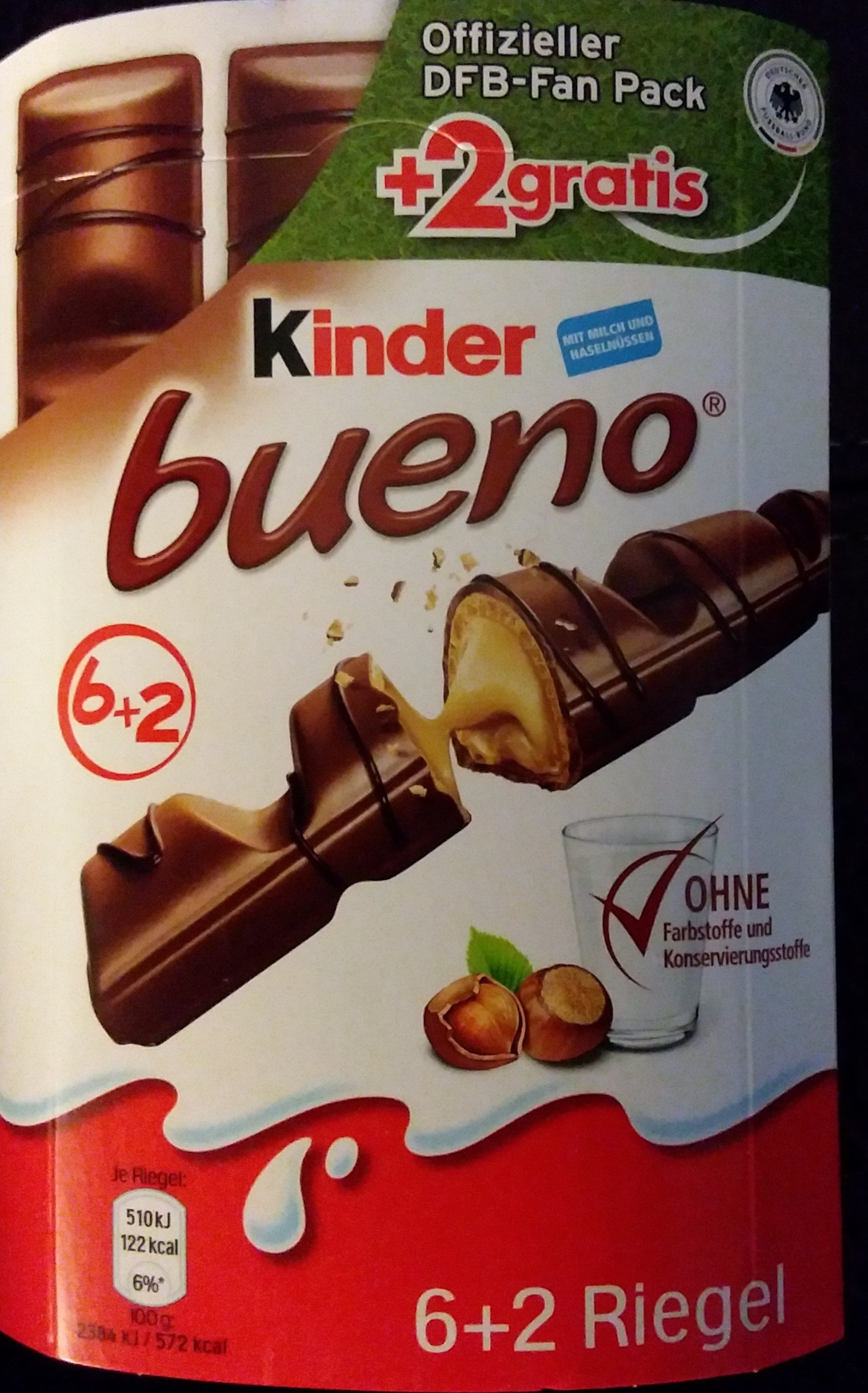 Kinder Bueno +2 Gratis - Produkt