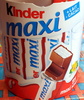 Kinder Maxi chocolat au lait avec fourrage au lait x11 barres - Producte