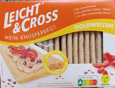 Knusperbrot Goldweizen - Produit - de