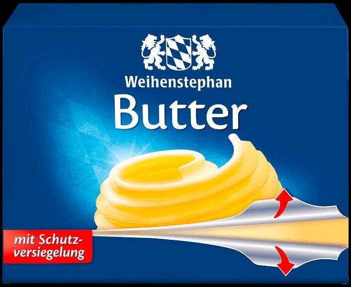 WEIHENSTEPHAN Butter  82 % Fett     Aus der Kühlung 2.19 * 250-g-Packung kg = 8.76 - Produkt