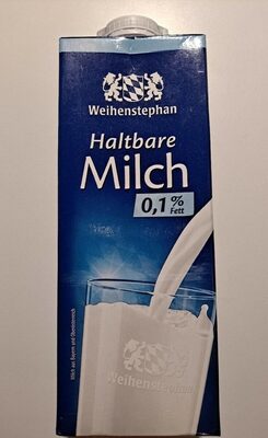 Haltbare Milch 0,1 % Fett - Produkt