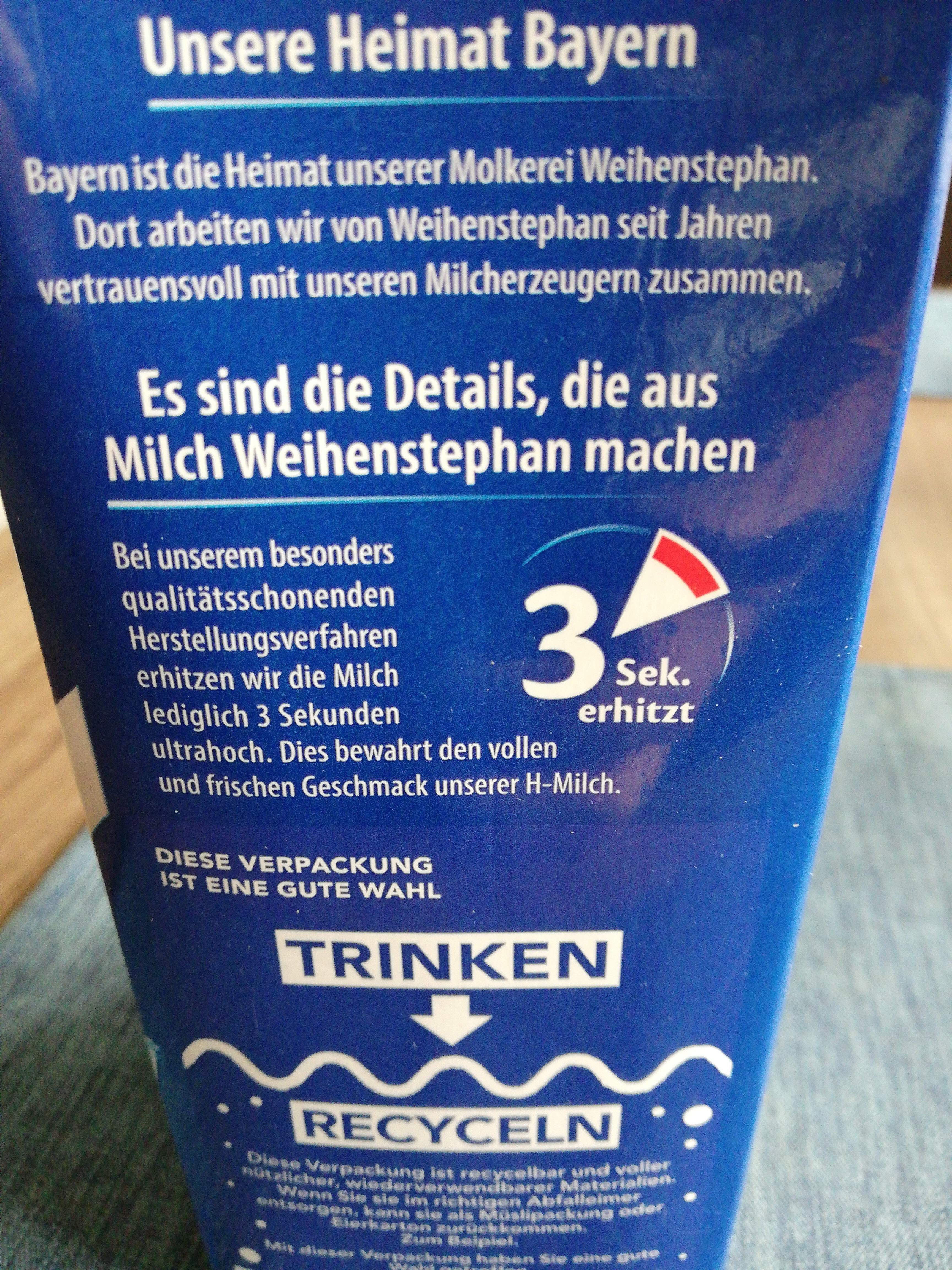 H-Milch 1,5% - Ingredients - de
