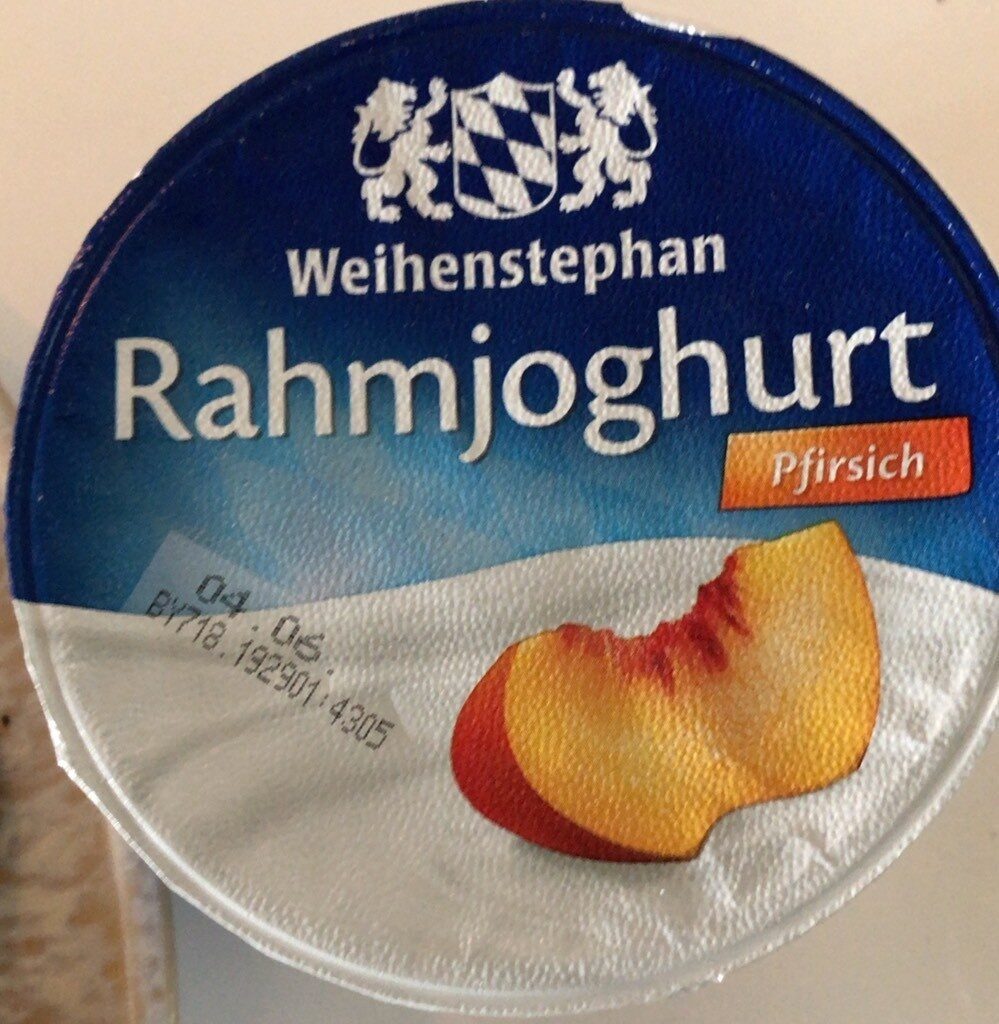 Rahmjoghurt pfirsich - Produkt - en