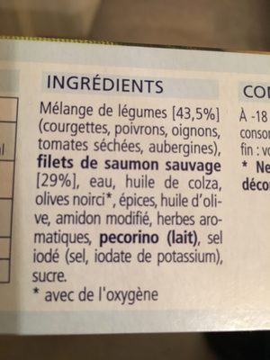 Filet de saumon sauvage - Ingredienser - fr