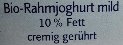 Rahmjoghurt mild - Ingredienser - de