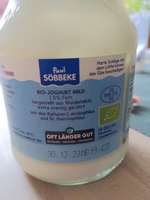 Bio fettarmer Joghurt mild - Ingredients - de