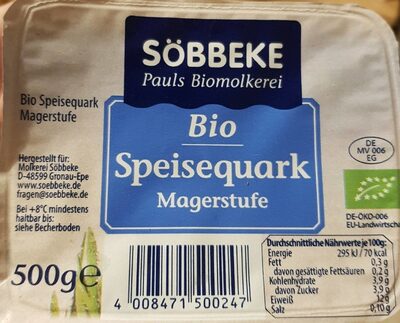 Bio Speisequark Magerstufe - Produkt