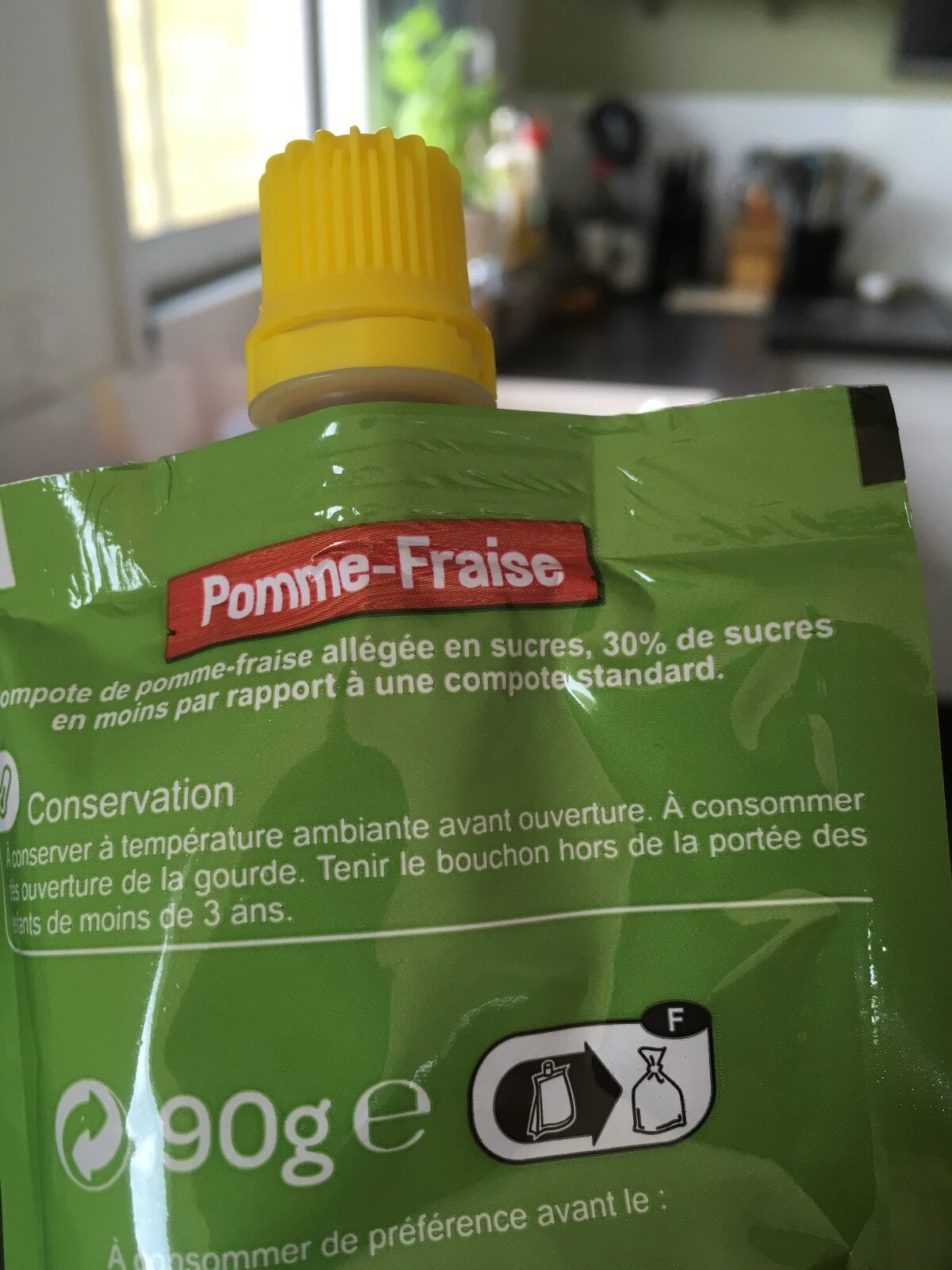 Compote Pomme Fraise - Ingredients - fr