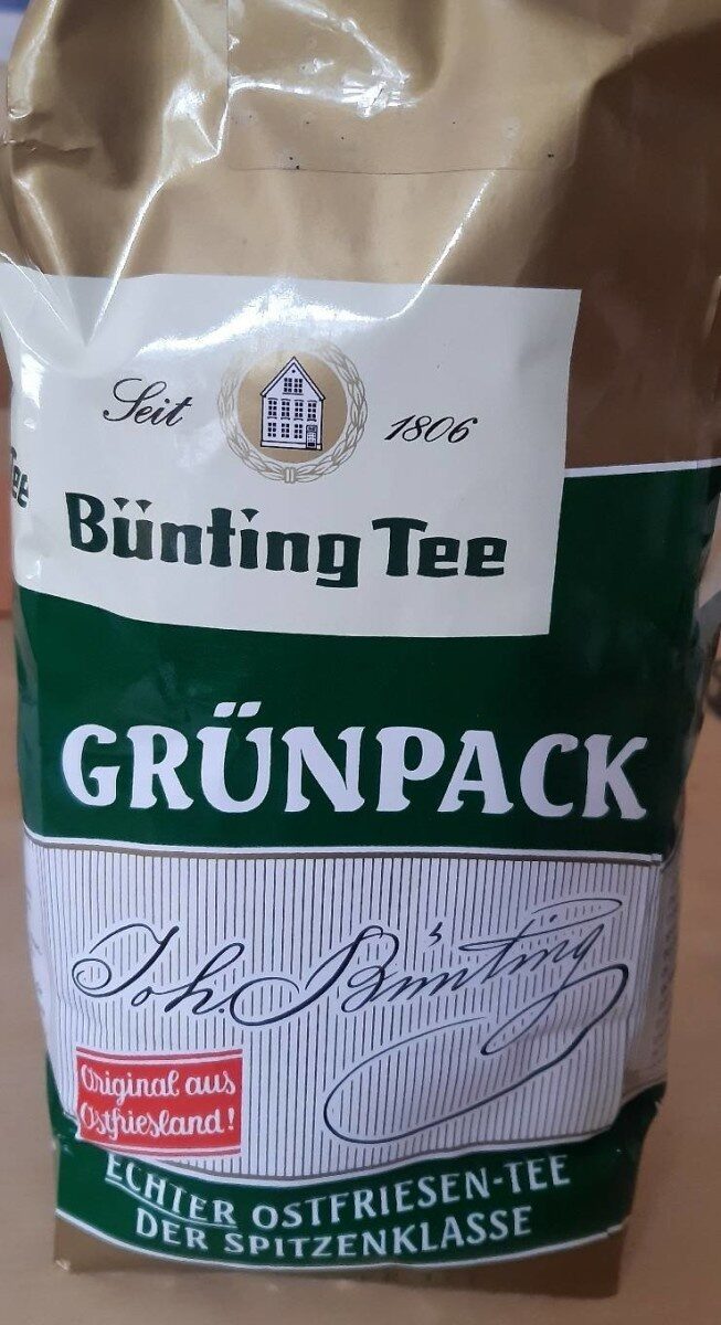 Bünting Grünpack Tee - Produkt