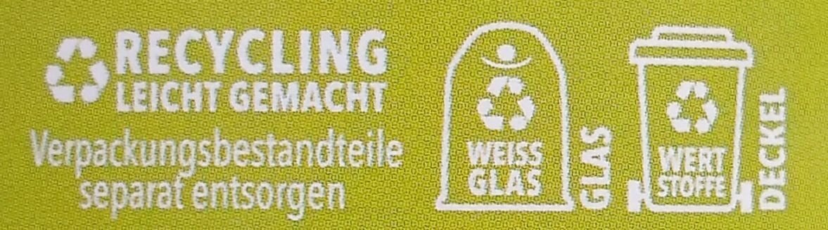 Gemüse Fond - Recycling instructions and/or packaging information - de