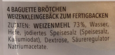 Baguette-Brötchen - Ingredienti - de