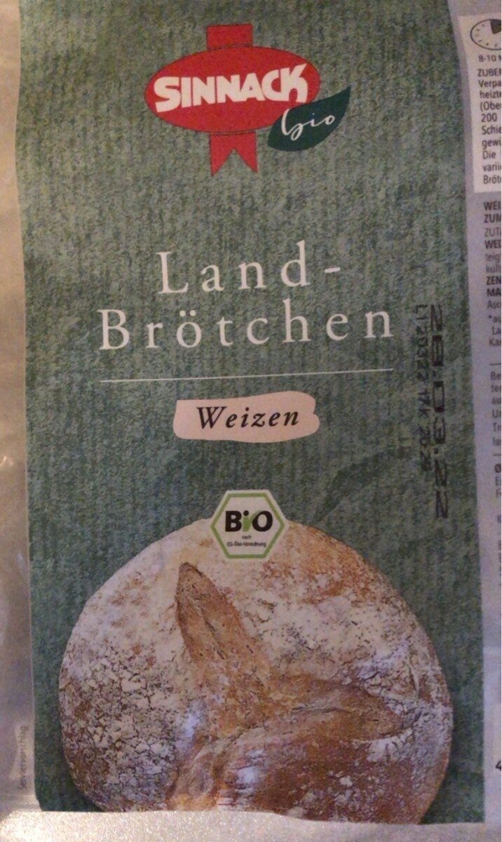 Landbrötchen Weizen bio - Produkt