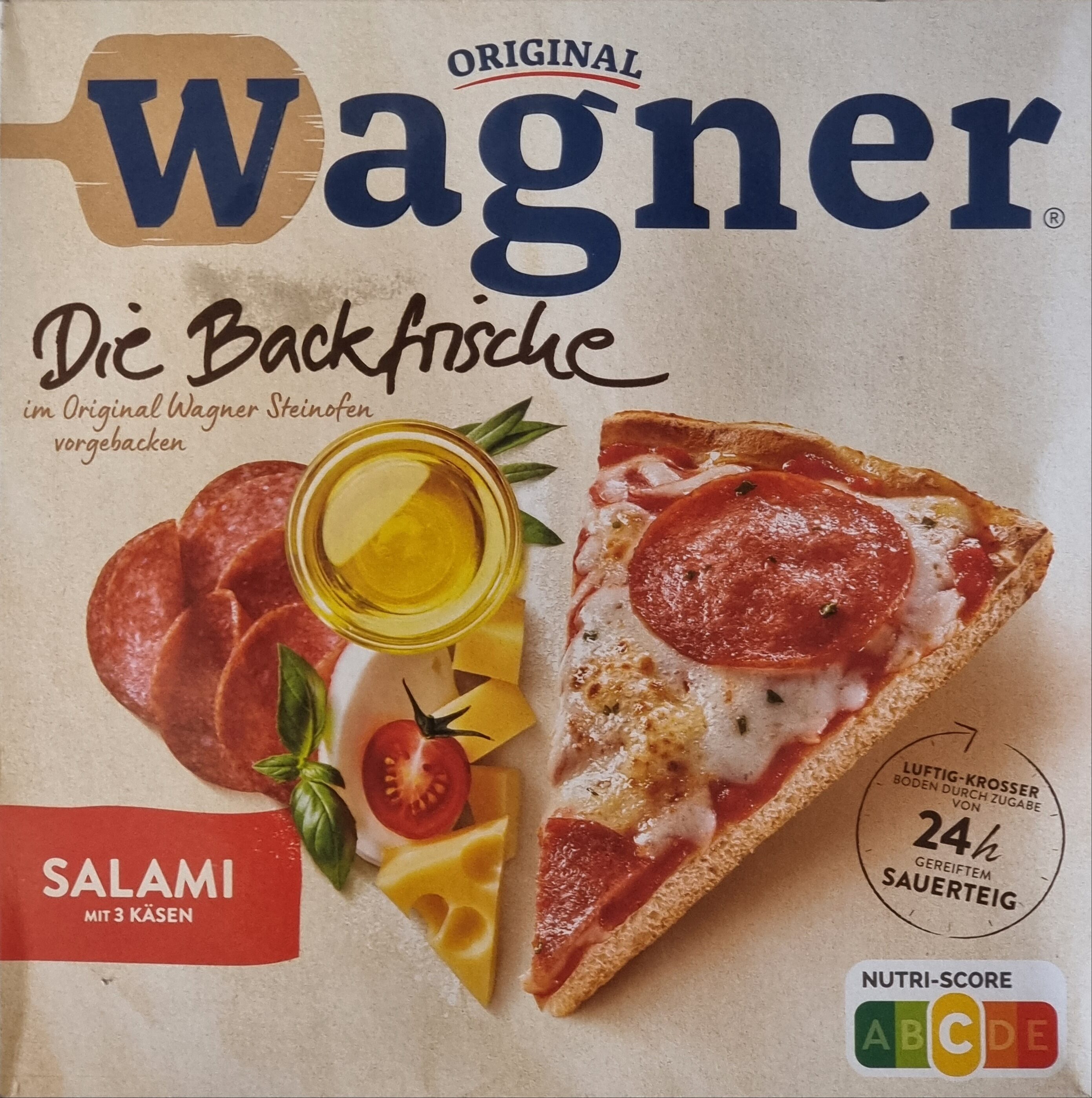 Wagner Salami mit 3 Käsen - Produit - de