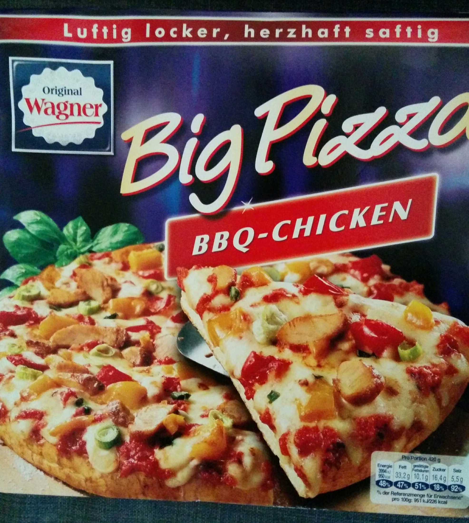 Big Pizza BBQ-Chicken - Product - de