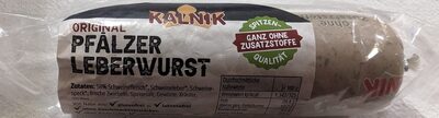 Original Pfälzer Leberwurst - Produkt