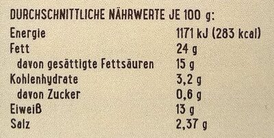 Garnelenpfännchen - Knoblauch - Nutrition facts - de