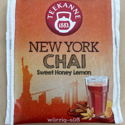 New York Chai - Wiederverwertungsanweisungen und/oder Verpackungsinformationen