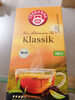 Bio schwarzer Tee Klassik - Produit