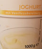 Joghurt mit Vanillezubereitung - Product