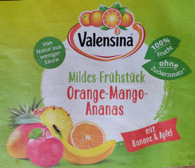 Saft - Mildes-Frühstück - Orange-Mango-Ananas - Product - de