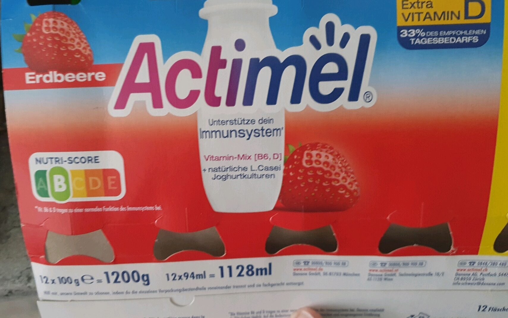 Actimel Erdbeere - Produkt