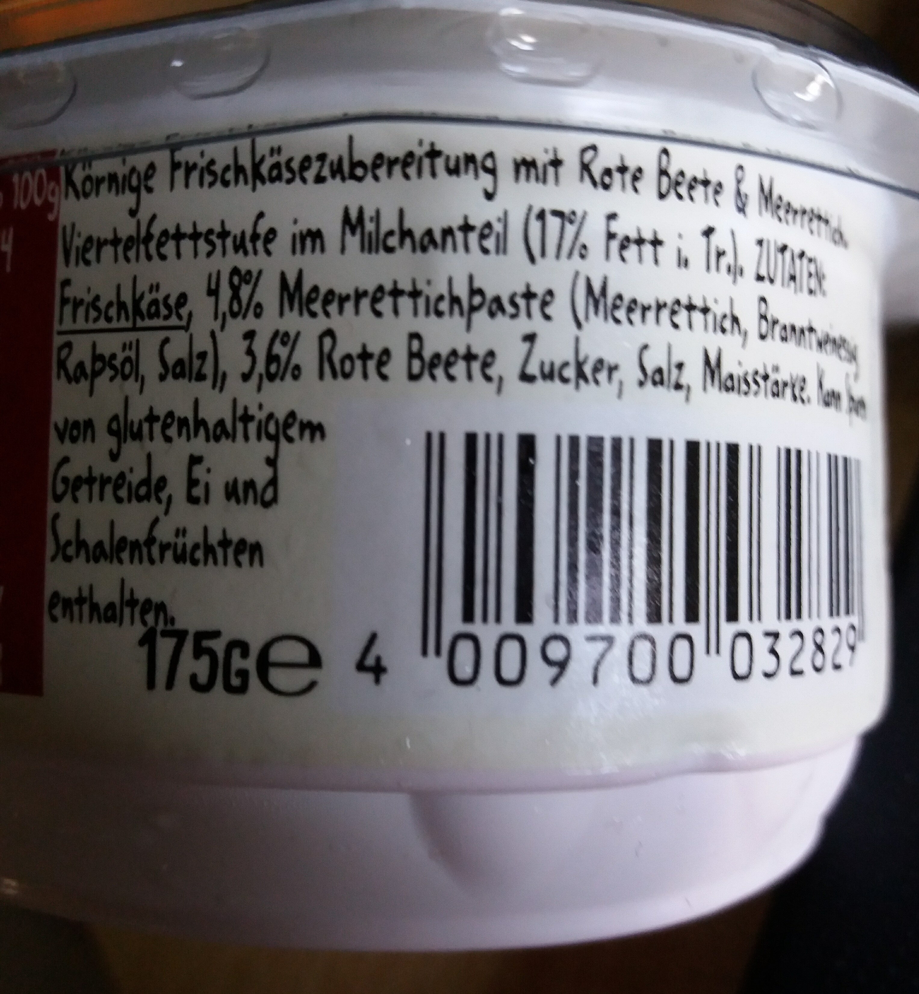 Cottage Cheese Schnittlauch - Ingrédients