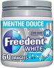 Freedent white menthe douce - نتاج