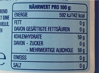 Airwaves Extreme - Nutrition facts - fr