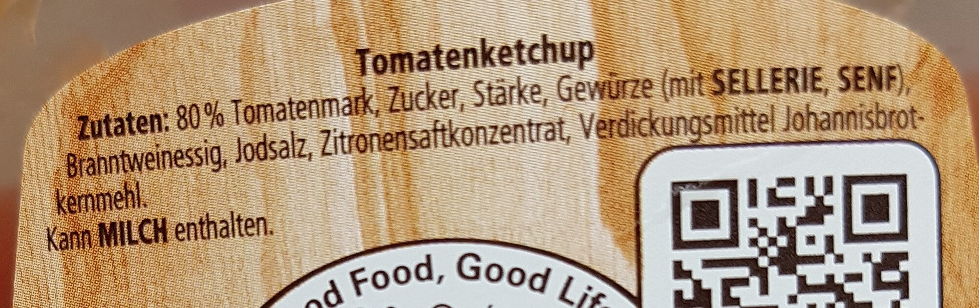 Thomy Ketchup - Zutaten