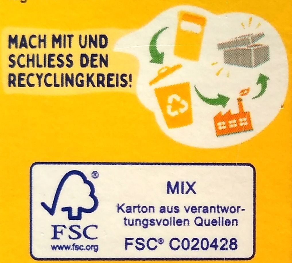 Käse Sahne-Sauce - Recycling instructions and/or packaging information - de