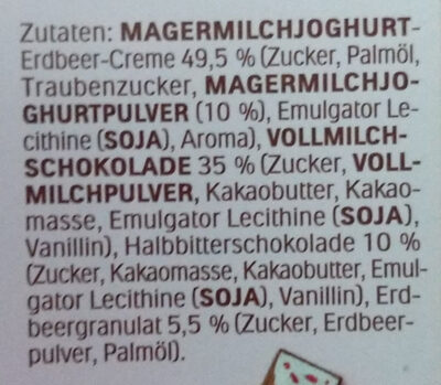 Yogurette - Ingredients - de
