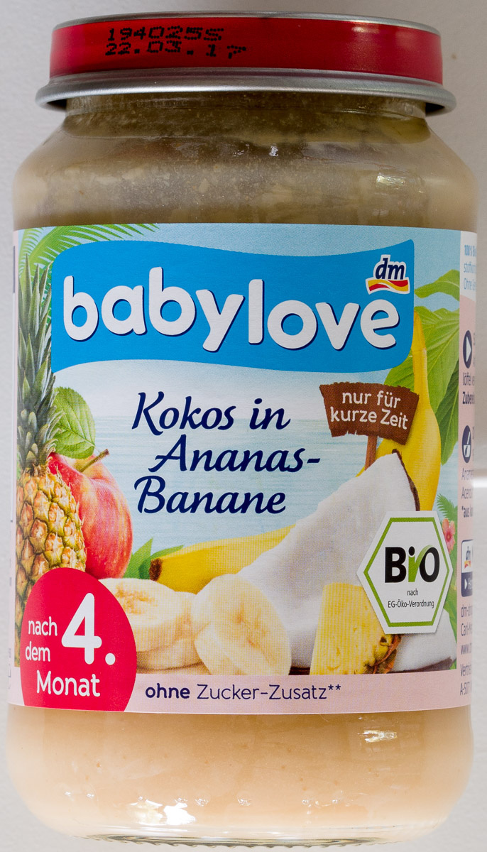 Kokos in Ananas-Banane - Produkt